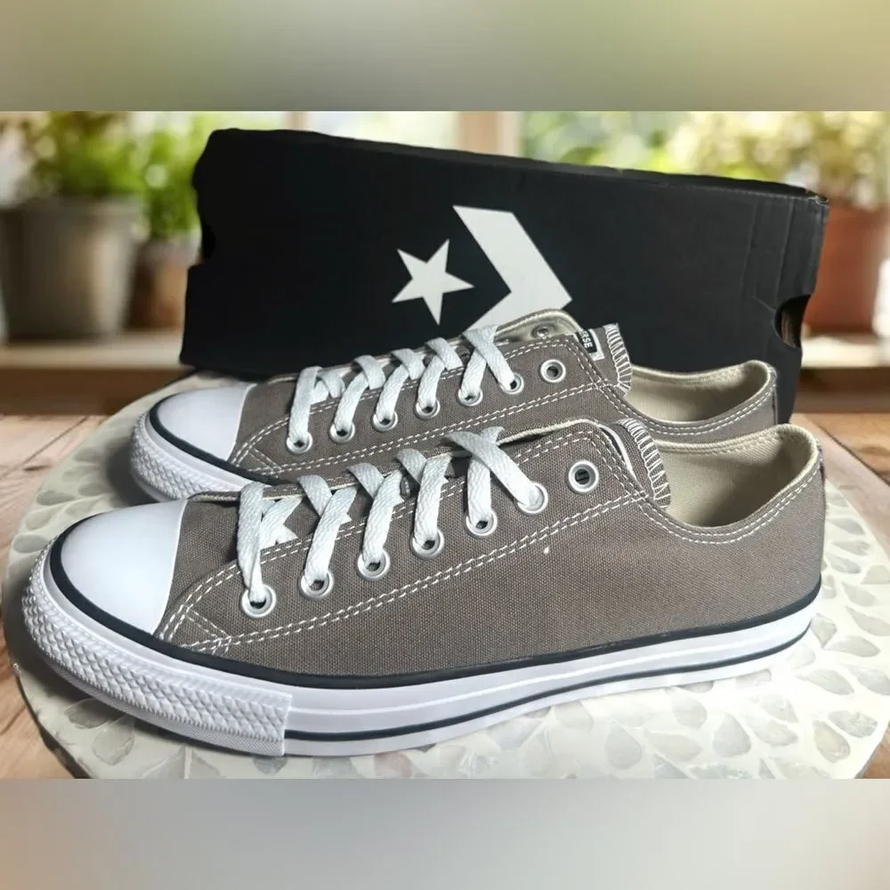 Converse Chuck Taylor CTAS OX CLASSIC TAUPE Casual Shoe Low Top A08631F Unisex - Picture 6 of 15